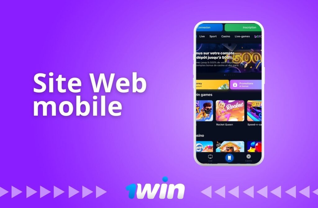 1Win version web mobile au Bénin